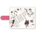 中古携帯ジャケット・カバー B.シルエットデザイン 手帳型スマホケース(マルチM) 「ランウェイで笑って」