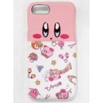 中古携帯ジャケット・カバー カービィ(ピンク) ポケット付きiPhoneケース(6/7/8対応) 「星のカービィ×ITS’DEMO」