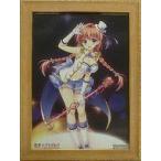 中古紙製品 栗生茜 額装A4イラストフィルム 「金色ラブリッチェ-Golden Time-」 ガラガラくじ景品