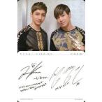 中古キャラカード(男性) 東方神起(衣装黒金) メッセージ入りカード 「CD Catch Me Special Edition