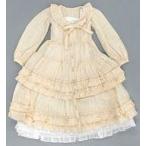 中古ドールアクセサリー SD/DD用 夢見る少女ドレス(ライトベージュ) 「ホワイトローズコレクション」 ボークスショップ＆ホ