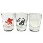 ショッピングNERV 中古グラス(キャラクター) ロゴ ショットグラスセット(参個入り) 「ヱヴァンゲリヲン新劇場版：序」