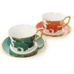 中古マグカップ・湯のみ 竈門炭治郎＆煉獄杏寿郎 ノリタケ カップ＆ソーサーセット 「鬼滅の刃」