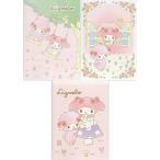 中古ノート・メモ帳 5.マイメロディ＆ピアノちゃん ノートセット(3冊セット) 「LIZ LISA×マイメロディ リズメ