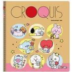 中古ノート・メモ帳 クロッキーブック MY LITTLE BUDDY 「BT21」