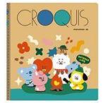中古ノート・メモ帳 クロッキーブック THE GREEN PLANET 「BT21」