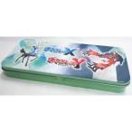 中古文房具 オリジナルポケモン缶ペンケース「3DSソフト ポケットモンスターX・Y」ヤマダ電機先着予約特典