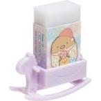 中古消しゴム とんかつ/たぴおか わくわくコレクション スタンドケース付まとまるくん 「すみっコぐらし」