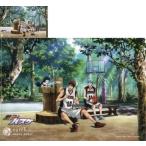 中古クリアファイル 黒子テツヤ＆火神大我(公園ベンチ) ポストカード付きクリアファイル(A4) 「黒子のバスケ×earth」