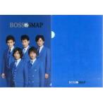 中古クリアファイル(男性アイドル) BOSS×SMAP A4クリアファイル(青) デイリーヤマザキ購入特典