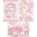 中古クリアファイル 10.マイメロディ＆リズムちゃん A4クリアファイル(3枚組) 「LIZ LISA×マイメロディ リズメロ当り