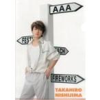 中古クリアファイル(男性アイドル) 西島隆弘 A4クリアファイル(ストリートサイン) 「AAA CITY SUMMER PARTY」
