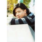  б/у life photograph ( мужчина ) Nakamura .../ грудь выше * костюм чёрный * серый * левый направление *...* поле / официальный life photograph 