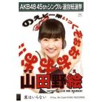 中古生写真(AKB48・SKE48) 山田野絵/CD「翼はいらない