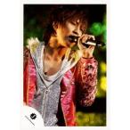  б/у life photograph ( Johnny's ) 7WEST/ глициния .. звезда / Live фото * верхняя часть тела * костюм розовый * серебряный * леопардовый рисунок * левый рука Mike * body правильный поверхность * глаз линия правый * фон зеленый / официальный life photograph 