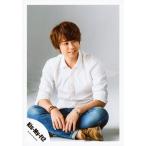  б/у life photograph ( Johnny's ) Kis-My-Ft2/ север гора . свет / все тело * сиденье .*...* костюм белый * глаз линия правый * фон белый /[16 лето брошюра & товары фотосъемка ]/ официальный life photograph 