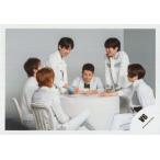  б/у life photograph ( Johnny's ) V6/ набор (6 человек )/ горизонтальный * колени сверху * сиденье .* костюм белый * центральный холм рисовое поле * стол ..* фон серый /[Beautiful World/by