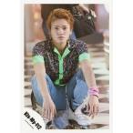 中古生写真(ジャニーズ) Kis-My-Ft2/二階堂高嗣/全身・しゃがみ・衣装緑・黒・紫・赤・口閉じ・両手下/「Sha la la☆Summer