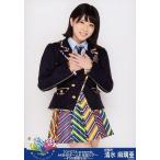 中古生写真(AKB48・SKE48) 清水麻璃亜/膝上・衣装黒/