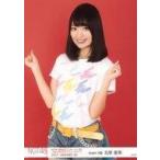 中古生写真(AKB48・SKE48) 北原里英/上半身・白に柄シ