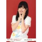 中古生写真(AKB48・SKE48) 角ゆりあ/上半身・白に柄シ