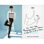 中古コレクションカード(男性) SEVENTEEN/MINGYU(ミンギュ)/裏面印刷サイン・メッセージ入り/SEVENTEEN ファンクラブ「CARAT」2期特典フ