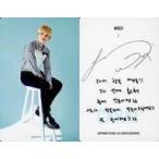 中古コレクションカード(男性) SEVENTEEN/WOOZI(ウジ)/裏面印刷サイン・メッセージ入り/SEVENTEEN ファンクラブ「CARAT」2期特典フォトカ