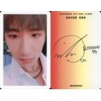 中古コレクションカード(男性) BOYFRIEND/MIN WOO(ミヌ)/裏面オレンジ・印刷サイン入り/CD「Never End」(DAY Ver.)初回限定