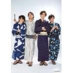 中古生写真(男性) 集合(4人)/全身・浴衣・土井左手腰・仲田腕組み・背景白/ツキプロ文化祭「死にかけ男が転生目指して芸能界で頑張ります!〜し