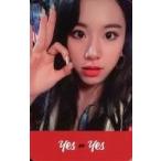 中古コレクションカード(女性) Twice/チェヨン/カード下部赤・中央タイトルロゴ/CD「YES or YES」封入特典フォトカード