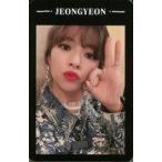 中古コレクションカード(女性) TWICE/ジョンヨン/黒枠・上部に名前/CD「YES or YES」封入特典フォトカード