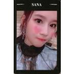 中古コレクションカード(女性) TWICE/サナ/黒枠・上部に名前/CD「YES or YES」封入特典フォトカード