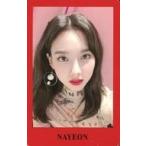 中古コレクションカード(女性) TWICE/ナヨン/赤枠・下部に名前/CD「YES or YES」封入特典フォトカード