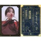 中古コレクションカード(女性) TWICE/ナヨン/上半身・衣装赤・チェック柄・口すぼめ/CD「The year of Yes」封入特典フォトカ