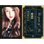中古コレクションカード(女性) TWICE/ミナ/顔アップ・衣装黒白・顎引き/CD「The year of Yes」封入特典フォトカード