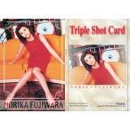 中古コレクションカード(女性) NO.045 ： 藤原紀香/Triple Shot Card/藤原紀香 トレーディングコレクション