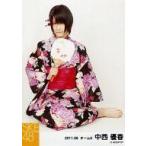 中古生写真(AKB48・SKE48) 中西優香/全身・座り・浴衣