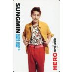 中古コレクションカード(男性) SUPER JUNIOR/SUNGMIN(ソンミン)/CD「Hero」SUPER SHOW5会場限定盤 Heroカード