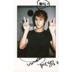 中古コレクションカード(男性) [印刷サイン・メッセージ入り]：BEAST/ソン・ドンウン/印刷サイン・メッセージ入り/上半身・衣装黒・両手