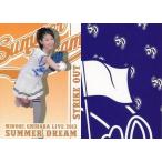 中古コレクションカード(女性) 茅原実里/「STRIKE OUT」/全身・ユニフォーム・背景オレンジ/