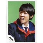 中古生写真(ジャニーズ) 嵐/相葉雅紀/上半身・衣装青・赤・口開け・顔左向き・背景緑・「GUTS!」/公式生写真