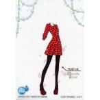 中古アニメ系トレカ C-34：水玉シンプル赤ワンピ