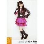 中古生写真(AKB48・SKE48) 松本梨奈/全身・衣装黒、ピ