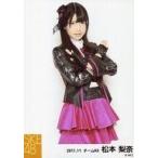 中古生写真(AKB48・SKE48) 松本梨奈/膝上・衣装黒、ピ