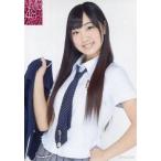 中古生写真(AKB48・SKE48) 肥川彩愛/上半身・衣装白・ネクタイ・左手腰・笑顔/ランダム生写真 第13弾