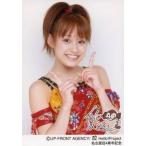 中古生写真(ハロプロ) モーニング娘。/高橋愛/バストアップ・衣装赤・花柄・両手指立て・背景白・印刷サイン入り/名古屋店4周年記念