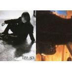 中古コレクションカード(男性) [レギュラーカード]：LUNA SEA/真矢/レギュラーカード/全身・衣装黒・座り・膝立て・背景白/LUNA SE