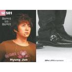 中古コレクションカード(男性) SS506/キム・ヒョジュン(マンネ)/Tシャツ茶色/LIVE 「Heart to Hear」 トレカ