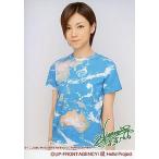 中古生写真(ハロプロ) モーニング娘。/吉澤ひとみ/上半身・衣装水色・白・地図柄・口閉じ・印刷サイン入り/モーニング娘。”熱っちぃ地球を冷ま