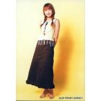 中古生写真(ハロプロ) モーニング娘。/飯田圭織/全身・衣装白・茶色・両手後ろ・背景黄色・枠無し/モーニング娘。 ブロマイドコレクショ